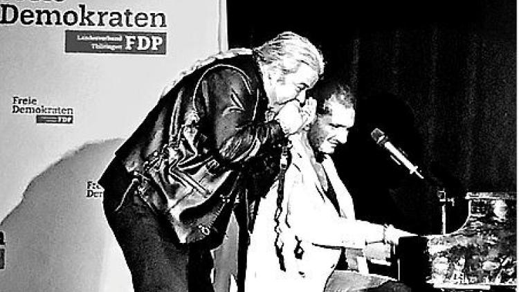 Stefan beim Politischen Aschermittwoch 2022