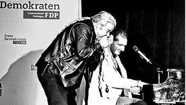 Stefan beim Politischen Aschermittwoch 2022